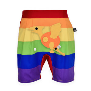 DINO SET - Rainbow short pants with DINO Toy