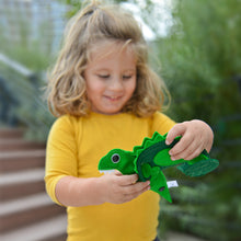 Load image into Gallery viewer, DINO SET - Green short pants with DINO Toy