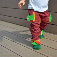 Load image into Gallery viewer, POCKET SET - Trousers duo colori with ANIMAL Toy - Bordeaux love