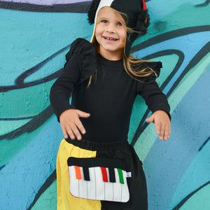 BAND SET - Yellow & black skirt with BAND Toy
