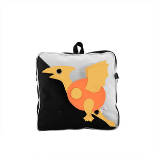 DINO SET - Square Backpack with DINO TOY
