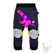 Load image into Gallery viewer, DINO SET - Trousers duo colori with DINO Toy - Grayish beauty