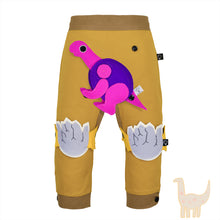 Load image into Gallery viewer, DINO SET - Trousers duo colori with DINO Toy - Mustardino