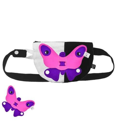 3D SET - Circle belly/back bag with 3D TOY