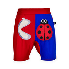 Load image into Gallery viewer, 3D SET - Red and blue short pants with 3D Toy