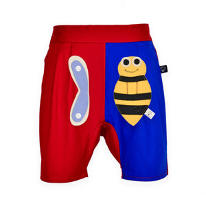 3D SET - Red and blue short pants with 3D Toy