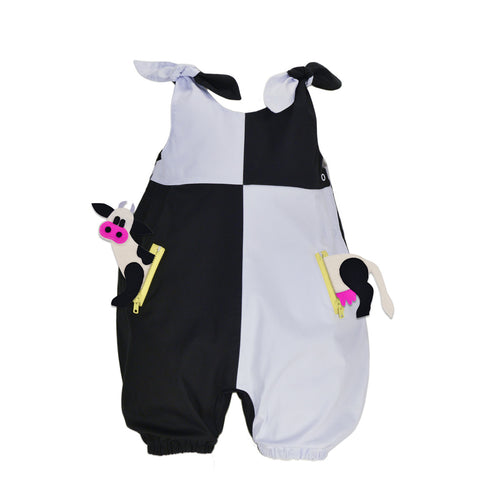 POCKET SET - Overall with ANIMAL Toy - Domino