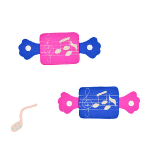 Knee pads - Pink & Blue Notes