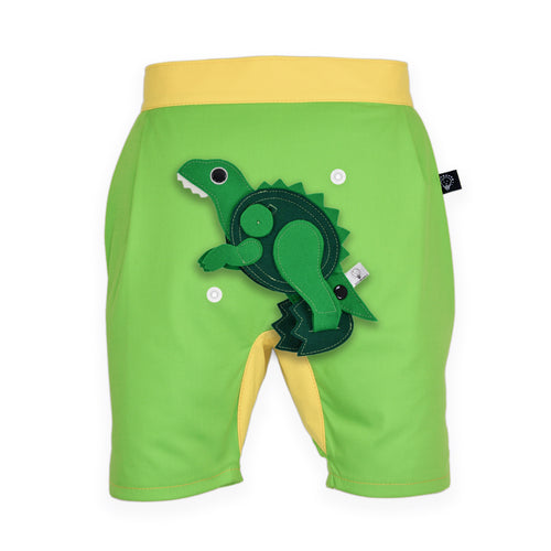 DINO SET - Green short pants with DINO Toy