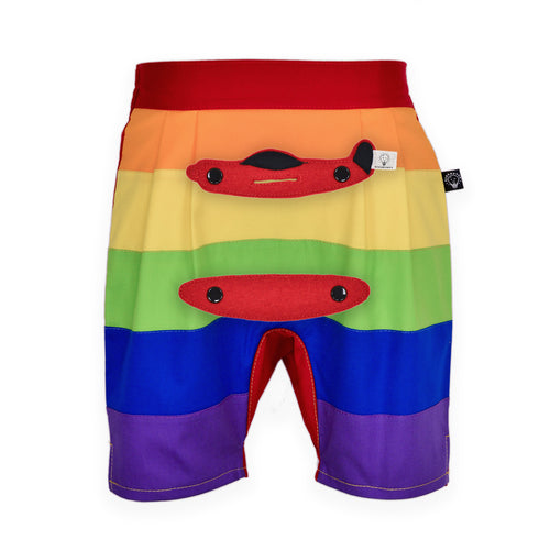 3D SET - Rainbow short pants with 3D Toy