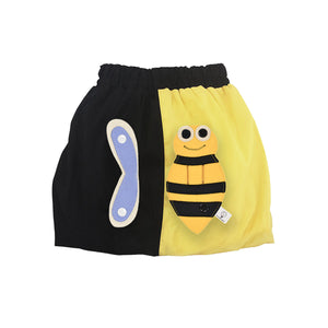 3D SET - Yellow & black skirt with 3D Toy