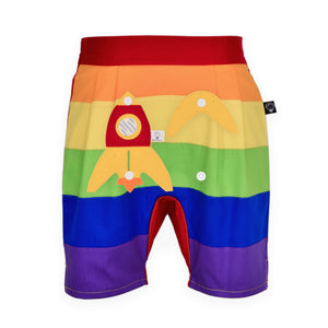 3D SET - Rainbow short pants with 3D Toy