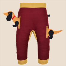 Load image into Gallery viewer, POCKET SET - Trousers duo colori with ANIMAL Toy - Bordeaux love
