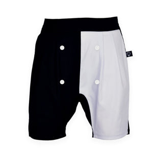 3D SET - Black and white short pants with 3D Toy