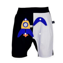 Load image into Gallery viewer, 3D SET - Black and white short pants with 3D Toy
