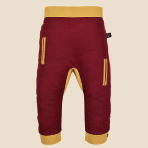 POCKET SET - Trousers duo colori with ANIMAL Toy - Bordeaux love
