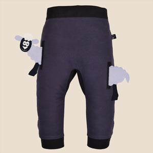 POCKET SET - Trousers duo colori with ANIMAL Toy - Greyish beauty