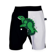 Load image into Gallery viewer, DINO SET - Black &amp; white short pants with DINO Toy