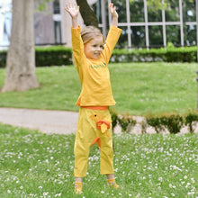 Load image into Gallery viewer, DINO SET - Yellow short pants with DINO Toy