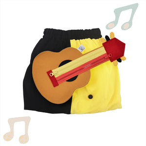 BAND SET - Yellow & black skirt with BAND Toy