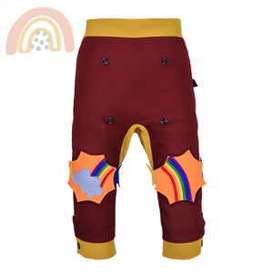 STORMY SET - Trousers duo colori with STORMY toy - Bordeaux love