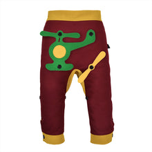 Load image into Gallery viewer, 3D SET - Trousers duo colori with 3D Toy - Bordeaux Love
