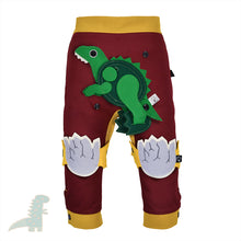Load image into Gallery viewer, DINO SET - Trousers duo colori with DINO Toy - Bordeaux love