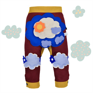 STORMY SET - Trousers duo colori with STORMY toy - Bordeaux love