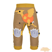 Load image into Gallery viewer, DINO SET - Trousers duo colori with DINO Toy - Beige beige baby