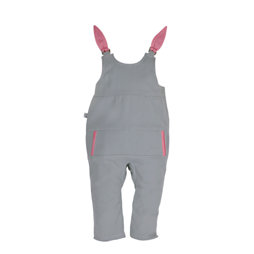 POCKET SET - Overall with ANIMAL Toy - Honey Bunny
