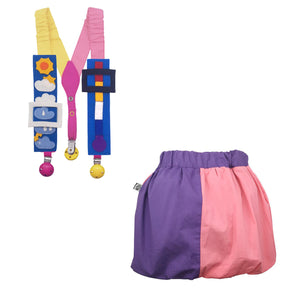BUNGO SET - Fluffy skirt with Interactive suspenders