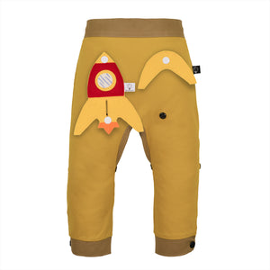 3D SET - Trousers duo colori with 3D Toy - Mustardino