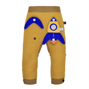 3D SET - Trousers duo colori with 3D Toy - Mustardino